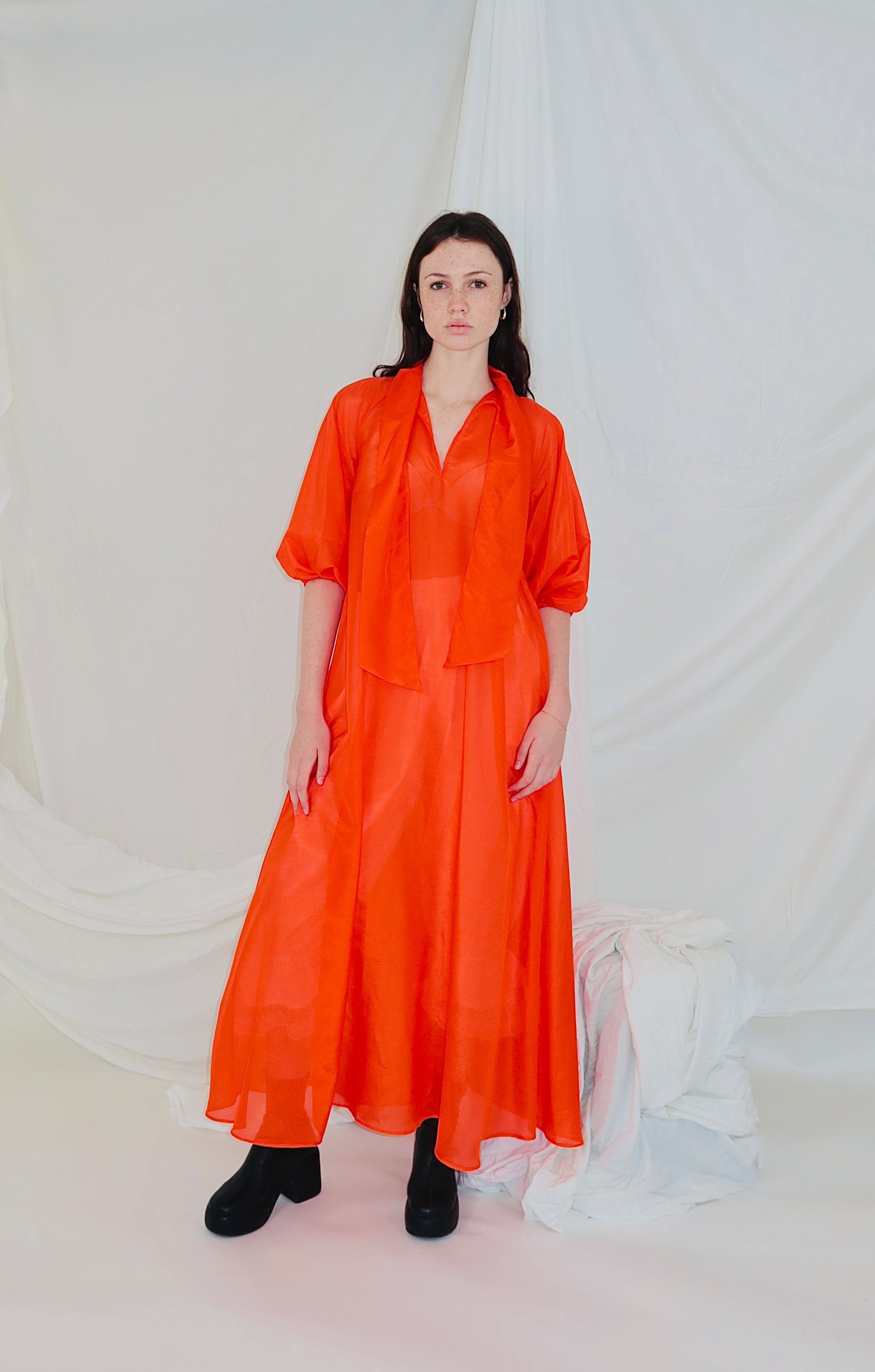 Silk & Oranges Dress